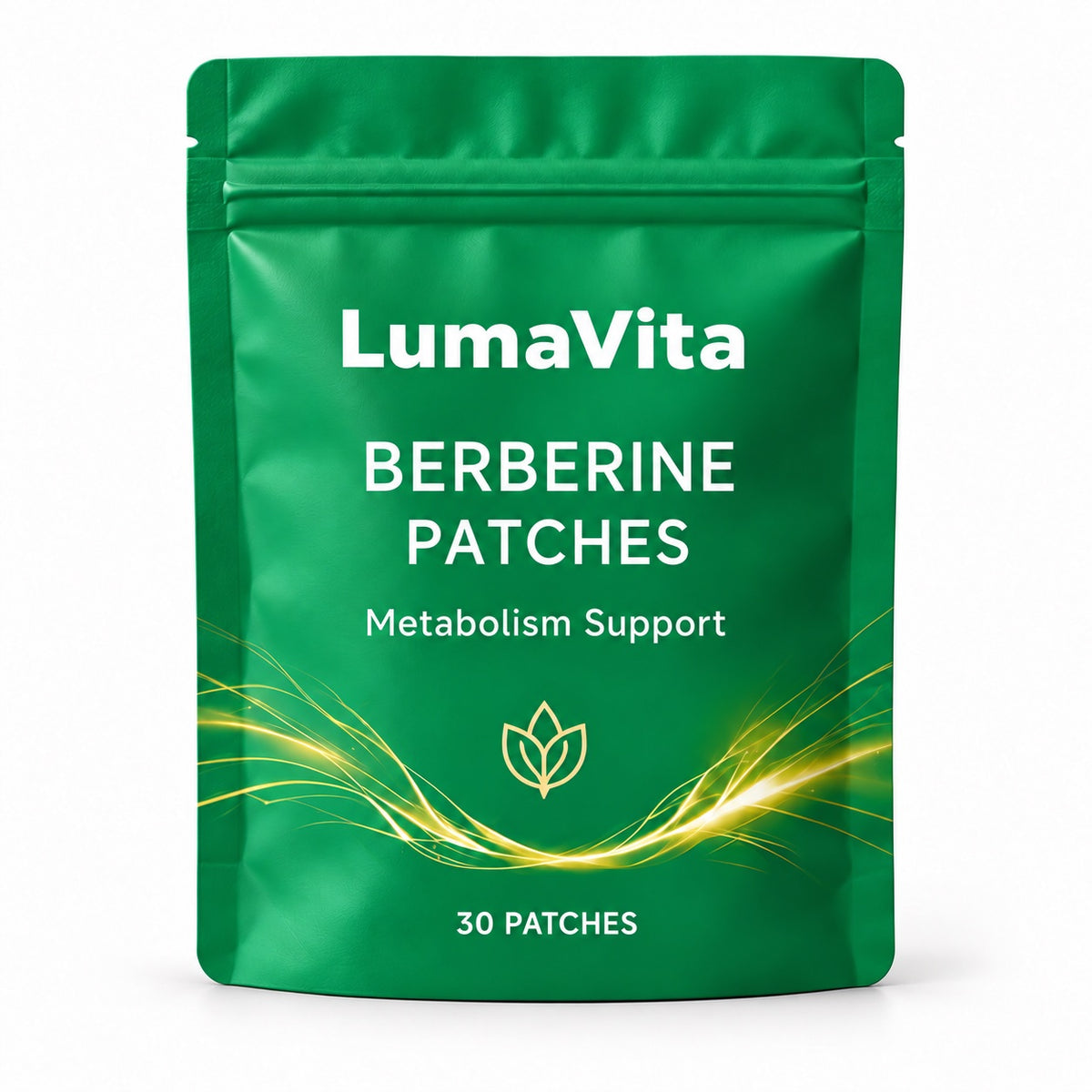 LumaVita Berberine Patches packaging visualization, 30 patches